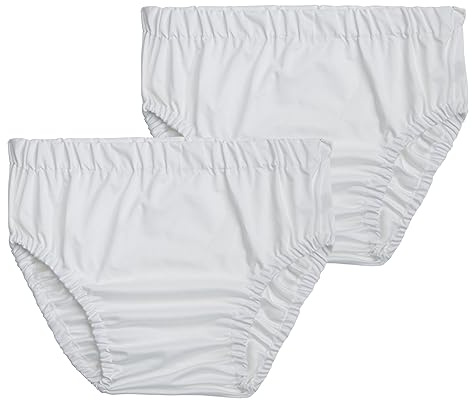 Joyo roy 2Pcs Adult Cloth Diapers Diaper Cover Waterproof Adult Plastic Pants Diaper Cover Reusable Leakproof Incontinence Underwear Men and Women Unisex Washable Rubber Pants for Adults M