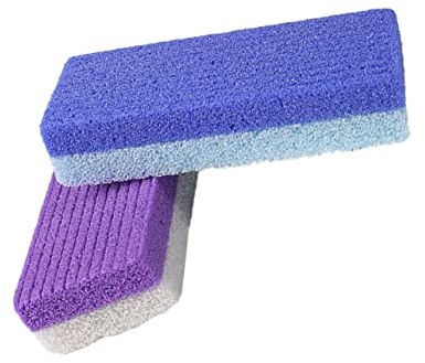 minkissy 4pezzi Rimozione e Esfoliazione Strumento Pedicure Pomice Per Del Flessibile e Resistente Colori Doppi