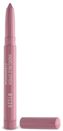 WYCON cosmetics INDELIBLE STICK EYESHADOW - Stylo Waterproof, Lidschatten Augen Finish matt oder seidenmatt, langanhaltend, cremiger Eyeliner im Stick - 116 Soft Pink