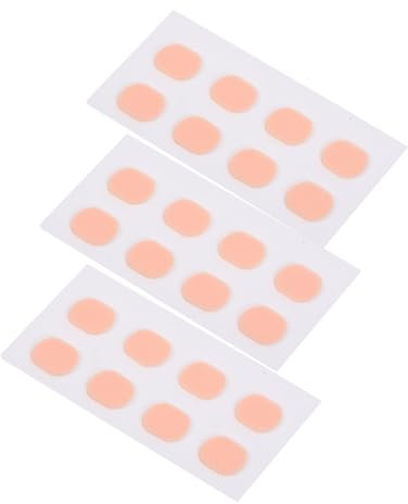 FOMIYES 12paare Selbstklebende Nasenpads Rutschfeste Schaumstoff-nasenpads Für Brillen Austauschbare Nasenstützen Ohne Abdrücke