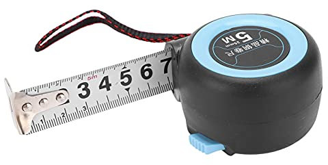 Ruban à Mesurer de 16,4 Pieds 5 M, Mesure Précise, Menuiserie de Construction Rétractable et Rigide à Verrouillage Automatique, échelle de 5 Mètres X 25 Mm, Largeur de 1 Pouce,