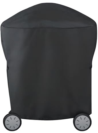 Grillabdeckung für Weber Q 1000/2000, 600D Oxford BBQ Grill Abdeckung, Wasserdicht für Weber 50060001 51060001 54060001, Grillabdeckung - Strapazierfähig und wetterfest, 54×76×69cm