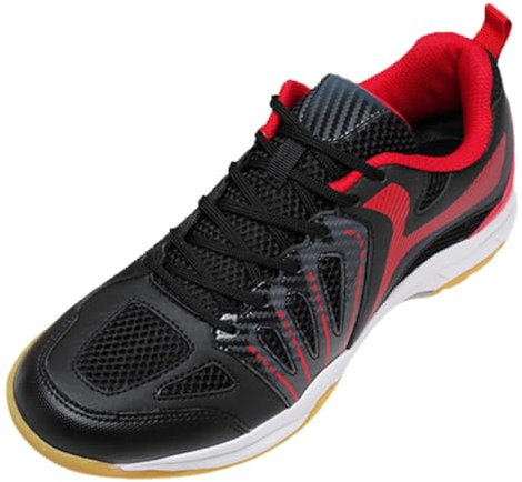 Viaoragiosa Zapatillas Squash Voleibol,Zapatos De BáDminton Hombre,Zapatos De Tenis De Mesa,Agarre CóModo Y Firme Non-Marking,para Squash,Tenis De Mesa,Voleibol,Baloncesto Y Deportes De Interior
