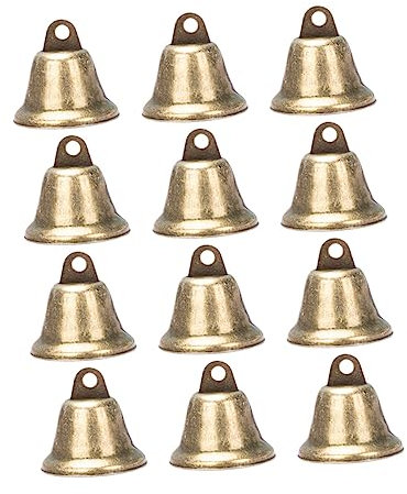 IWOWHERO 25stücke Kleine Glocken Für Bastelarbeiten Vintage Glöckchen Zum Aufhängen Für Gartendekoration Innen Und Außenbereich Weihnachtsbastelprojekte