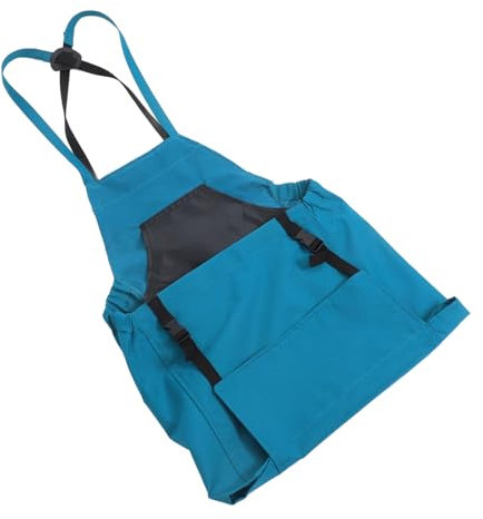 Milisten Grembiule Da Giardinaggio Regolabile Oxford Con Tasche Ampie e Design Rilascio Rapido Per Raccolta Multifunzionale Per Attività All Aperto e Giardinaggio