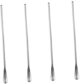 Cabilock 4piezas Cucharas para Helado Cuchara Inoxidable Cucharillas Antióxido Práctica