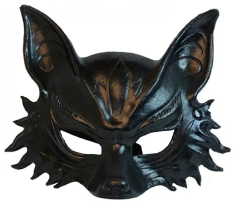 MIMIKRY Fuchs Halbmaske aus EVA-Schaum Maskenball Maske Fuchsmaske Kostüm-Zubehör