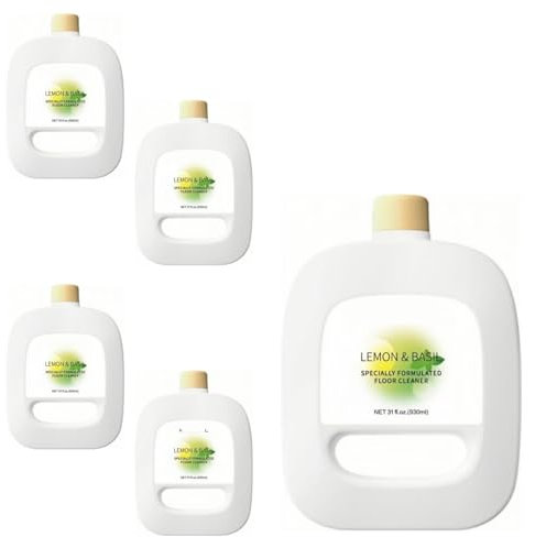 5 pièces Liquide de nettoyage de sol 930ml, Compatible avec Narwal Freo/Freo X Ultra balayage robot aspirateur accessoires