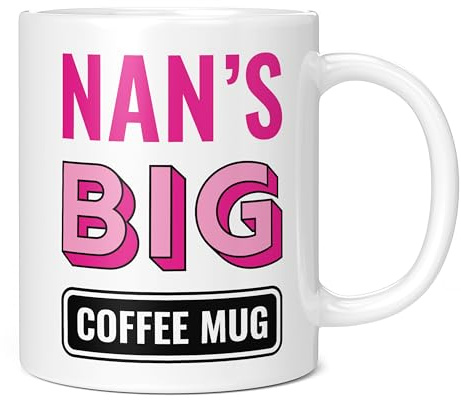 Mug Monster - Tazza da caffè grande, regalo per la festa della mamma, regalo di compleanno per nonna, tazze giganti per donne, tazza enorme per bevande calde, tazza da caffè oversize, regalo in