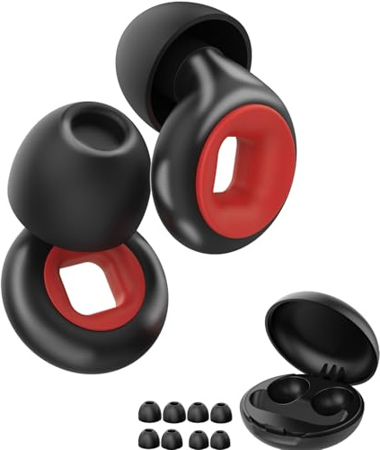 Motorrad-Ohrstöpsel – 33 dB (SNR) Geräuschreduzierungs-Ohrstöpsel, High-Fidelity-Geräuschunterdrückung, wiederverwendbare Ohrstöpsel für Schlaf, Konzerte, Tieffokus, Reisen, Gehörschutz