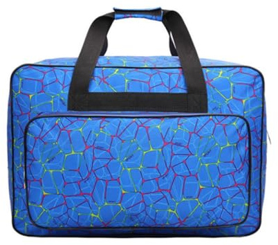 Gaskocher Koffer Mit Kartusche Tragetasche Segeltuch, gepolsterte Aufbewahrung, Staubschutzhülle mit für die Nähmaschine Fahrrad Koffer Groß (Blue, One Size)