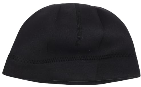 Mikikit Youth Large Size Black Scuba Diving Hooded Hat – Breathable Stretchable Neoprene Snorkeling Swim Cap for Water Sports and Surfing
