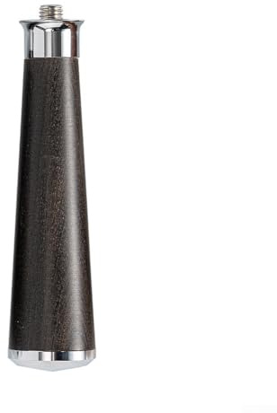 Manico di ricambio per portafiltro con filettatura M10 in legno massello di noce, compatibile con portafiltri per espresso che accettano filettature da 9,8 mm (G)