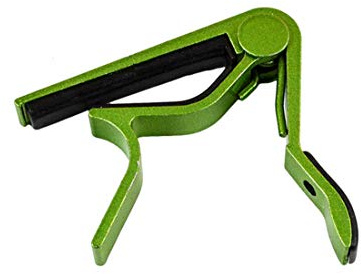 Gitarren-Capo für elektrische/klassische/akustische Schlüsselklemme Trigger Quick Change Aluminiumlegierung (grün)