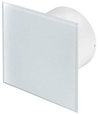 Bathroom Extractor Fan – Multiple Options Including Pull Cord, Timer, Humidity Sensor – Silent or Turbo – Chrome, White and Black Finish Options – Low Energy Consumption ((Silent) Standard, PTG100)