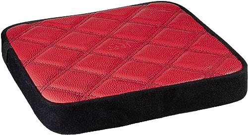 Meinl Percussion Deluxe Cajon Seat, Rot (DCS-R) | Extra dick gepolsterte Sitzauflage für Cajon, Anti-Rutsch Unterseite, 9,75, x 9,5 Zoll, Kunstleder und Schaumstoff