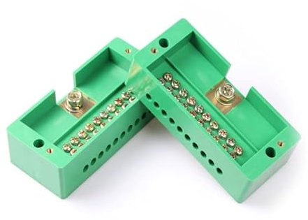 MyncbD electric cable FJ6/JHD Junction Box 2-IN Multiple-OUT Electric Meter Wire Connector 3-IN Splitter Terminal Block 4-IN Distribution Box (Color : 4V24)