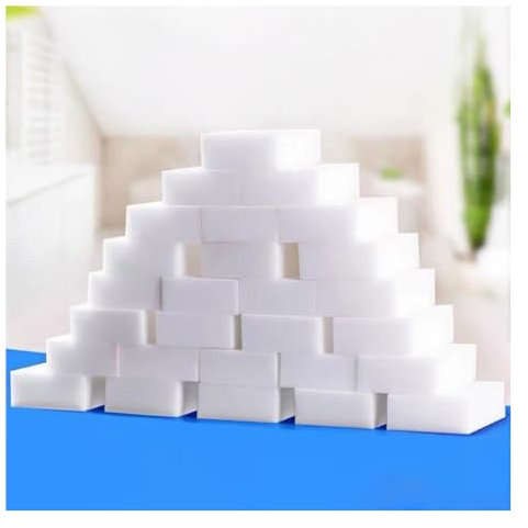 Cozylkx Paquete De 50 Esponjas De Melamina para Limpieza De Cocina, Almohadillas De Limpieza Mágicas, Estropajos De Esponja Antiarañazos para El Hogar
