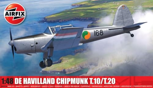 Airfix A04105A de Havilland Chipmunk T.10-T.20 Militärflugzeug-Plastikmodellbausatz