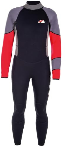 F2 Herren Neopren Anzug Rebel - Full Suit 4/3 mm L Rot