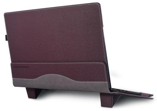 Laptop-Schutzhülle für Samsung Galaxy Book4/3/2 360 Pro 360 15.6 Pro 4/3/2 NP950 NT955 NP750 Notebook-Hülle mit Ständer, Burgunderrot, 39,6 cm (15,6 Zoll)
