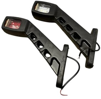 isiksan LED Begrenzungsleuchten 12V 24V Positionsleuchten Anhänger LKW PKW (180 MM)