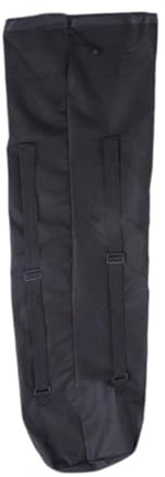 getuse Sac à dos de skateboard avec cordon de serrage, étanche, pliable, sac de transport pour cruiser, sports de plein air, terrasses, 92 x 38 cm, noir