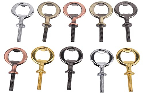 10er Set Flaschenöffner Rohlinge, Metall Einsätze für DIY Bieröffner