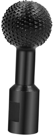 iplusmile Cabezal de Esfera de Acero al Carbono para Fresado Rotativo Cincel para Tallado y Pulido de Madera Herramienta de Corte Angular Resistente la Corrosión para Carpinteros y