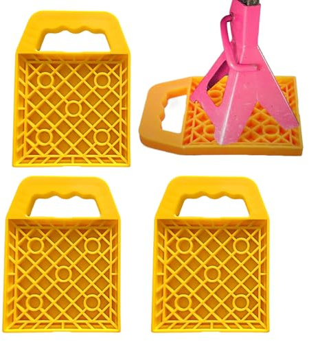 Juego de 4 Almohadillas de Gato para, portátiles, multiángulo, Antideslizantes, Bloques estabilizadores | Viaje por Carretera, al Aire Libre, Playa, Piscina, Mantenimiento, Camping