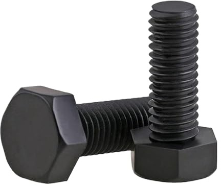 1 Stück schwarze Nylon-Sechskantschrauben M18, 1 Stück, M18x190