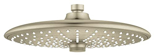 GROHE Euphoria 260 Kopfbrause (3 Strahlarten, perfektes Strahlbild, Antikalk- System, langlebig), nickel gebürstet, 26456EN0