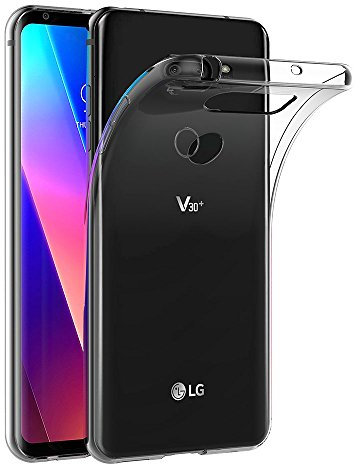AICEK LG V30 Hülle, Transparent Silikon Schutzhülle für LG V30 Case Clear Durchsichtige TPU Bumper LG V30 Handyhülle (6,0 Zoll)
