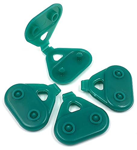 CENPEK - 20 clip di stoffa per serra, clip per coprire file, rete a tunnel, clip anti uccelli, clip di montaggio per rete di insetti fissi