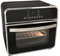Deski HOT KITCHEN DESIGN Ofen Heißluft Fritteuse 15 Liter schwarz 1600 Watt 3in1 Multifunktion, 401274