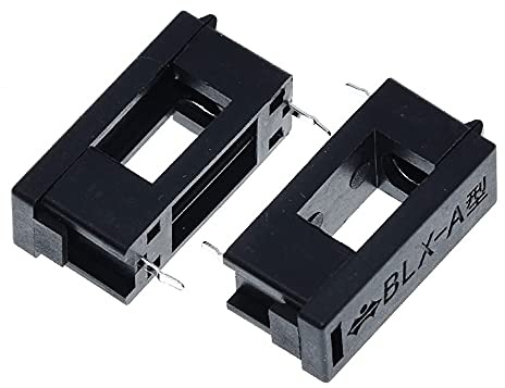 RAKSTORE 50 Stück BLX-A Typ 5 x 20 mm Sicherungshalter mit Abdeckung