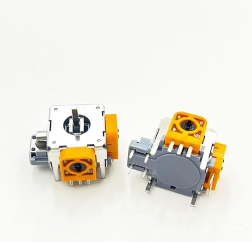 Flybxiya 2PCS Metal Shaft 3D Analog Thumb Stick Sensor Joystick Module Replacement for Xbox 360, PS2 Controller