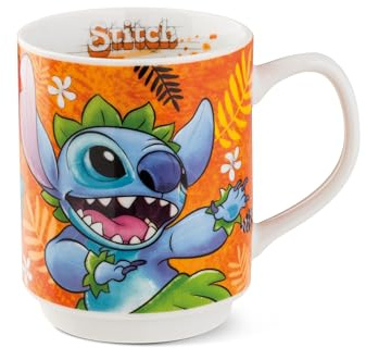 Egan Taza apilable Stitch naranja 350 ml