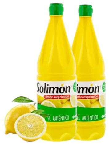 Jugo de Limón Exprimido Solimon (Pack 2x1L)