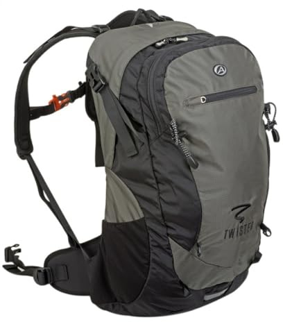 Fahrrad Rucksack Twister GSB X7 mit Helmtasche und Rückenbelüftung grau