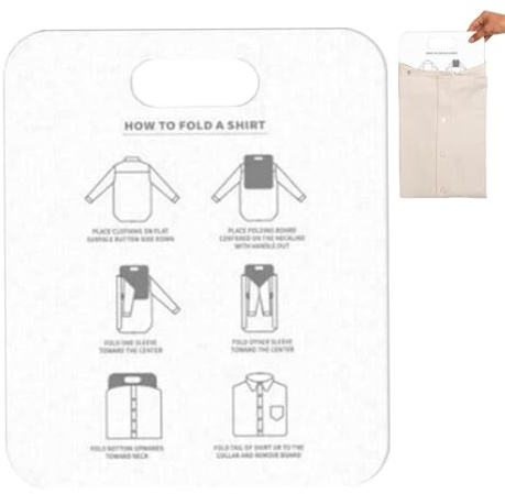Shirt Faltbrett, Klappbrett Hemd, Faltbrett Für Kleidung, T Shirt Klappbrett, Falthilfe Für Wäsche, Brett Zum Wäsche Zusammenlegen, Einfache Und Schnelle Faltbretter Für Erwachsene Und Kinder