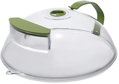 Couvercle anti-éclaboussures pour micro-ondes avec boîte de stockage d'eau, couvercle pour plaque de micro-ondes pour garder le four à micro-ondes propre