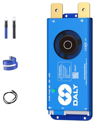 DALY BMS 48V 200A – 1A Active Balance Batteriemanagementsystem, integriertes Bluetooth für 16S LifePO4 Akkupack – ideal für Elektrofahrzeuge, Solarenergiesysteme, langsame Fahrzeuge und mehr