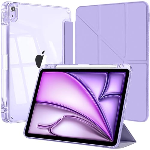 Coque pour iPad Air 11 M4/M3/M2 2026 2025 2024/Air 5/4 2022/2020 Étui Lilas