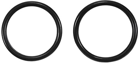 QUARKZMAN Nitrilo Caucho Juntas Tóricas 21mm 22mm OD 17mm 18mm ID 2mm Grueso Sello Junta, Negro 50 en 1 Juego