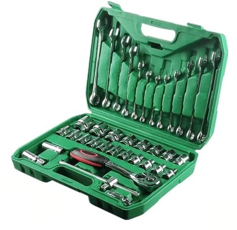 YFDGD Cacciavite Dinamometrico Set Di Chiavi Inglesi Da 32/37 Pezzi, Kit Utensili For Auto, Cacciavite E Punta, Cricchetto, Chiave Dinamometrica, Inglese, A Bussola, Manuali Preciso Accurato(37pcs)