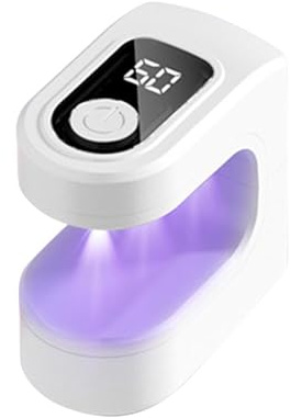 Luce UV per unghie in gel Luce LED portatile per unghie con 2 modalità | Lampada polimerizzazione gel Adatto per salone, casa, viaggio, pratica, manicure, pedicure, ragazze e donne