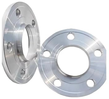 2 Stück 5x112 66,6 Zentrierring 25 mm für Mercedes-Benz mit 10 Stück 12 * 1,5 Kugelbolzen (25 mm Silber)