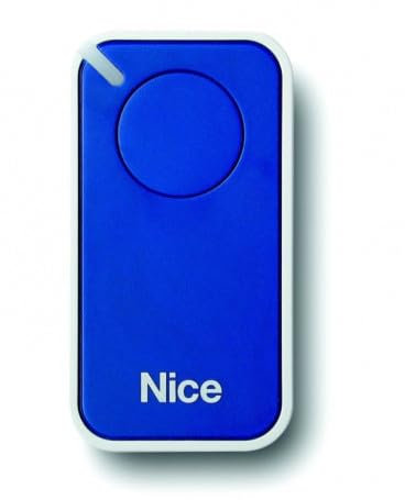 NICE INTI1B blu 1 canale rolling code trasmettitore, 433,92 Mhz rolling code. Compatibile con i telecomandi FLOR-S, ONE, FLORE.