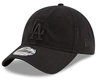 New Era Los Angeles Dodgers 9twenty Adjustable Cap MLB Black On Black Black - One-Size